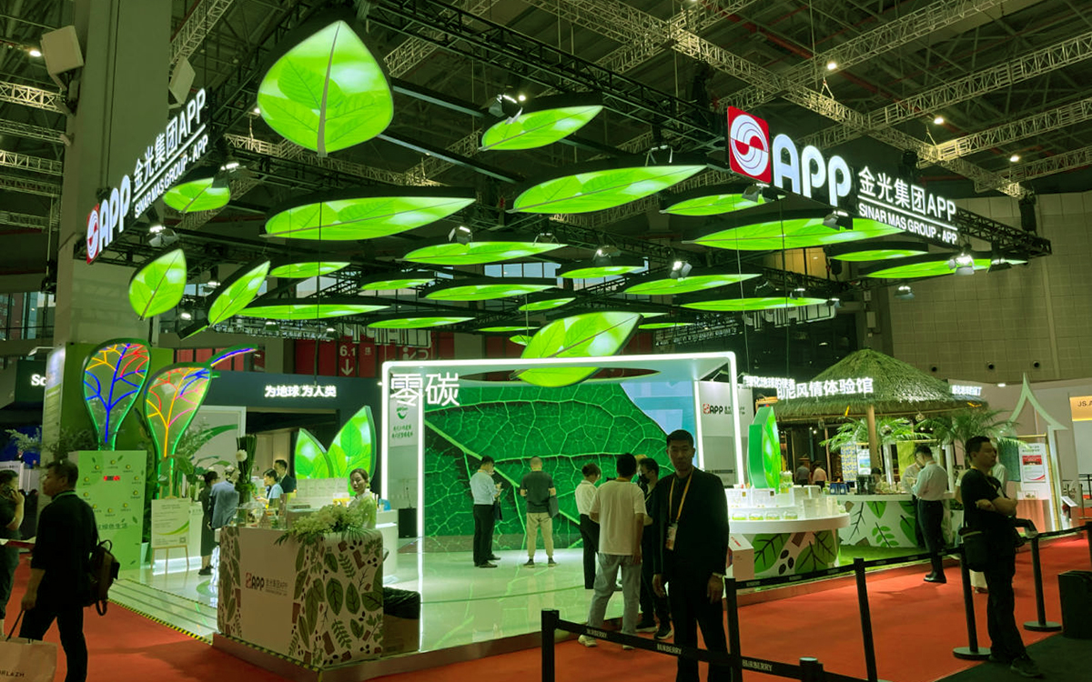 绿色环保风格展台设计：把“环保”变成吸睛点