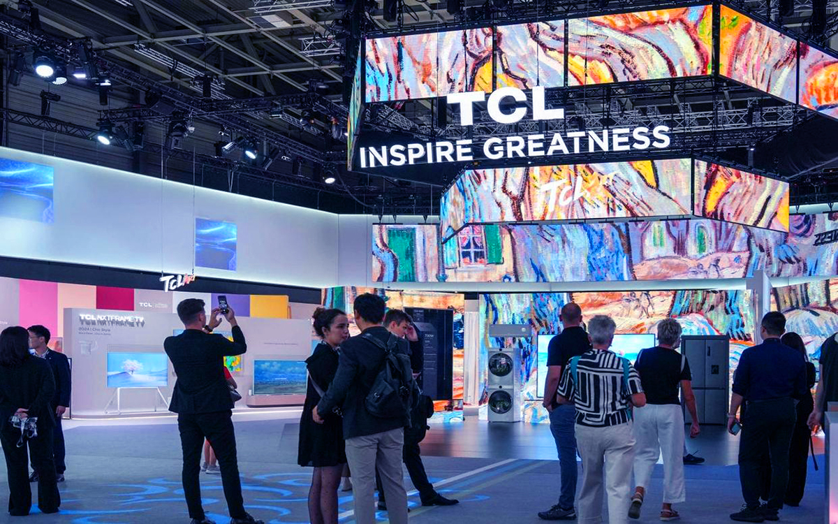 在海外展会设计搭建中，TCL在柏林IFA展实现品牌全球化表达